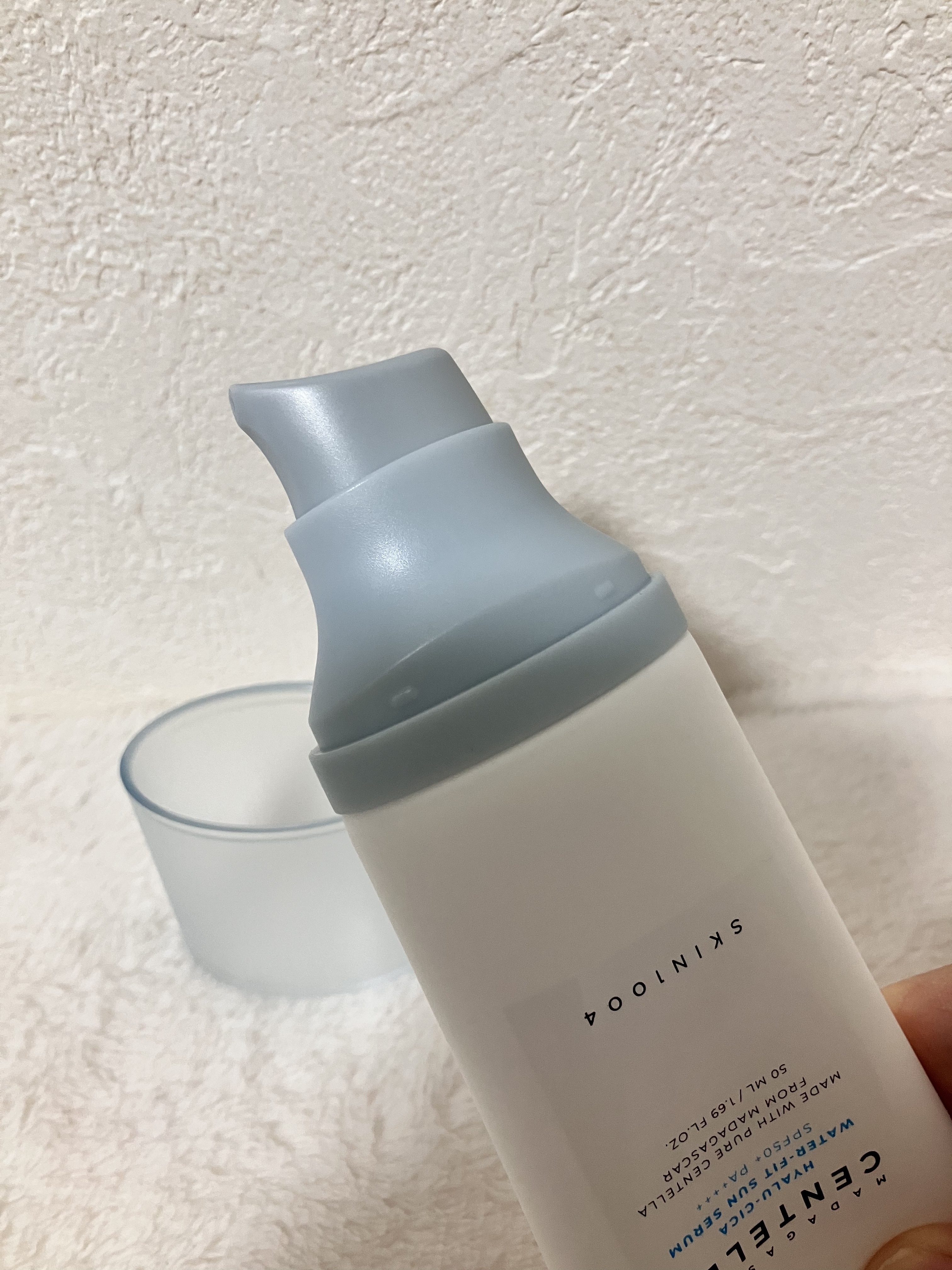 ヒアルーシカ ウォーターフィット サンセラム/SKIN1004/日焼け止めローションを使ったクチコミ（3枚目）