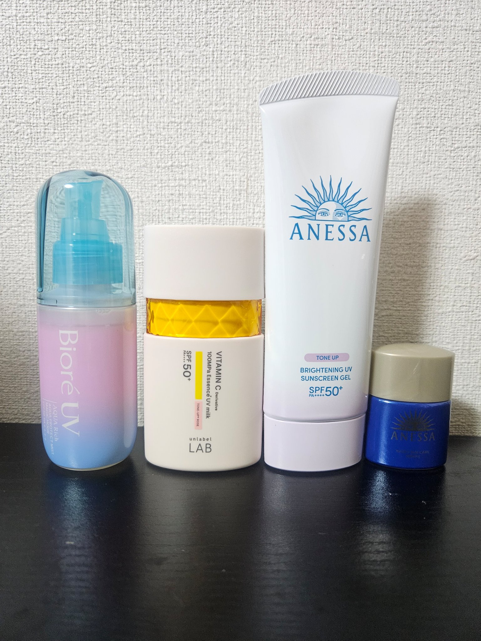 Vトーンアップ UVミルク ローズベージュ/unlabel/日焼け止めミルクを使ったクチコミ（2枚目）