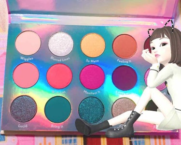 チェイシング レインボーズ アイシャドウ パレット/ColourPop/アイシャドウパレットを使ったクチコミ（1枚目）