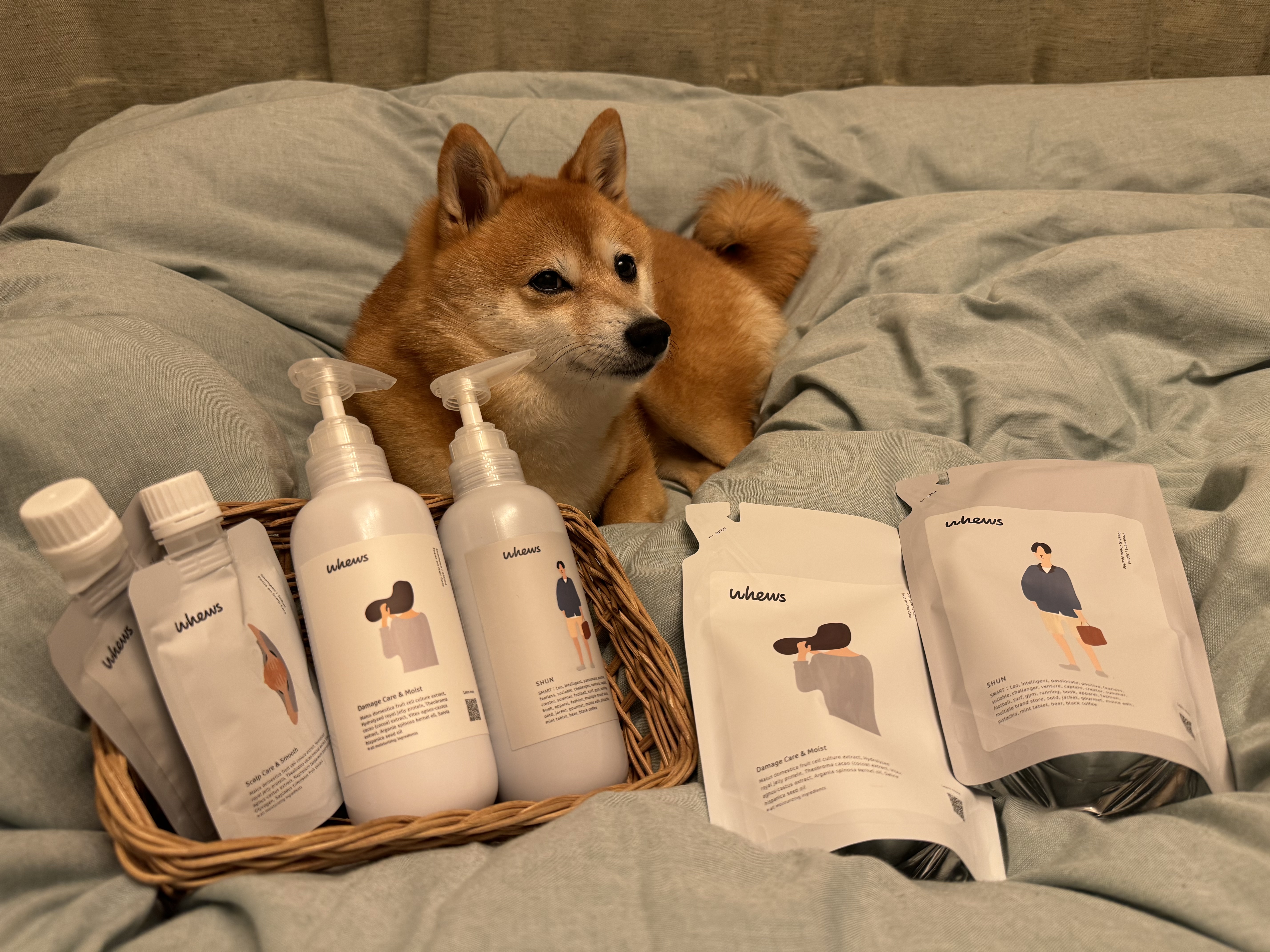 ダメージケア＆モイスト シャンプー ボトル 350mL/whews/市販シャンプーを使ったクチコミ（1枚目）