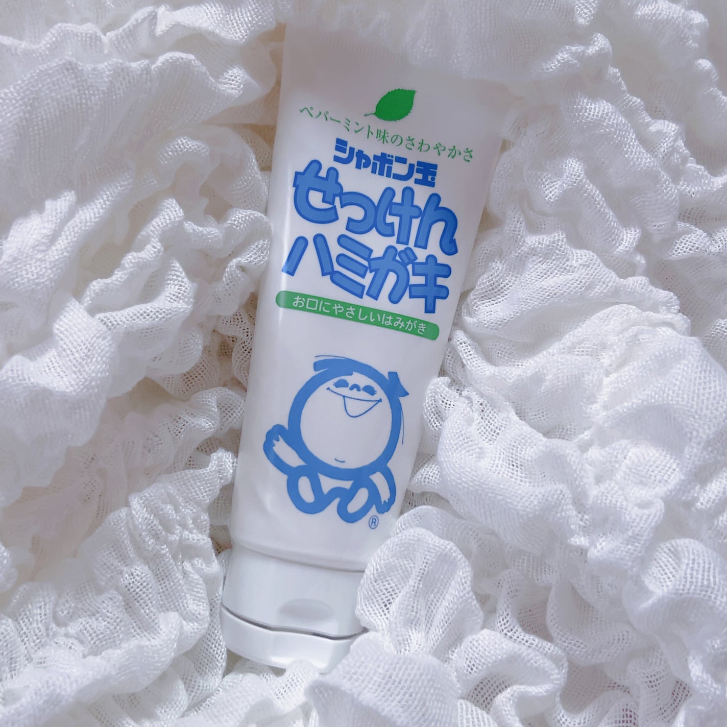 シャボン玉せっけんハミガキ/シャボン玉石けん/歯磨き粉を使ったクチコミ(1枚目)