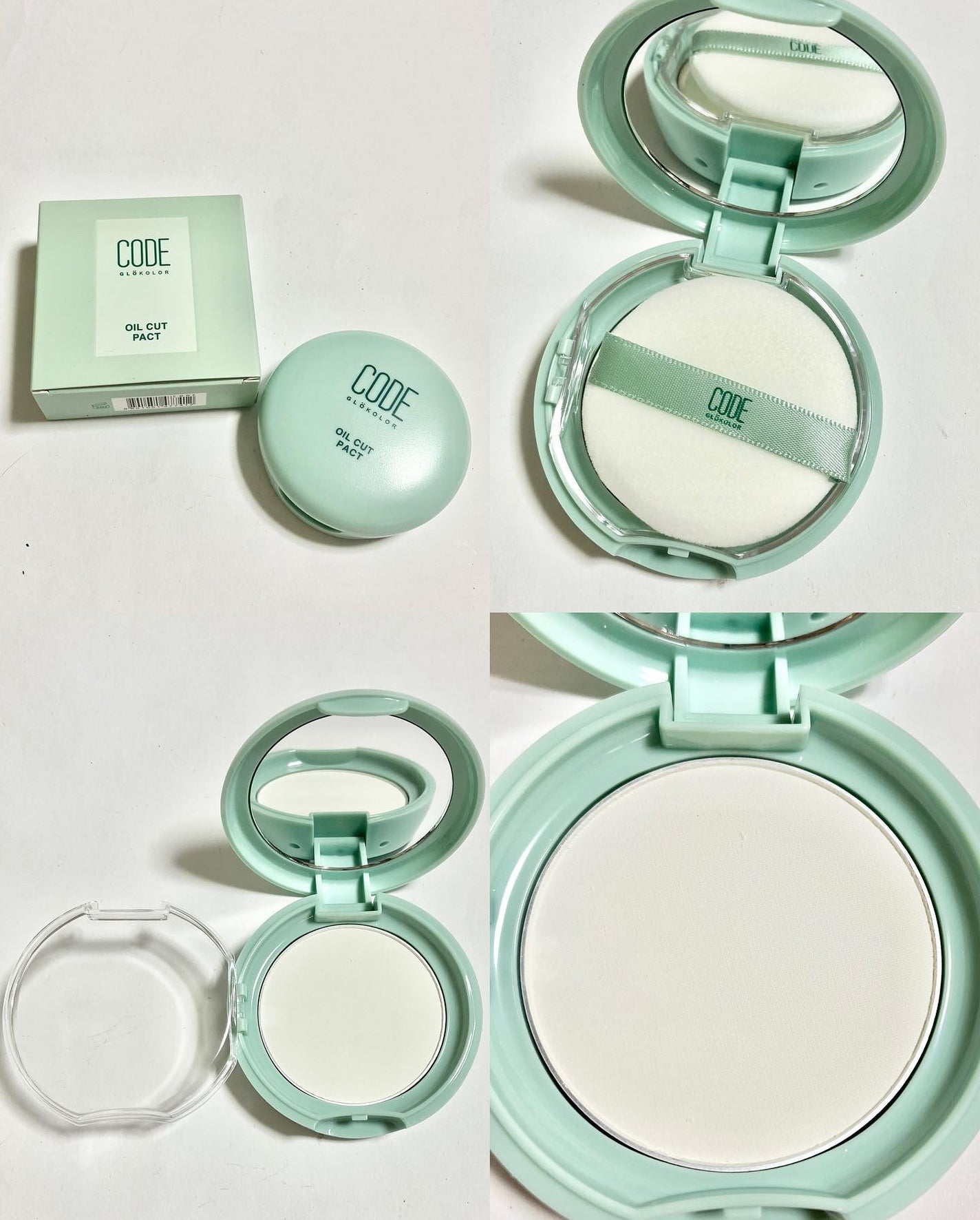 オイルカットパクト/CODE GLO KOLOR/プレストパウダーを使ったクチコミ(4枚目)