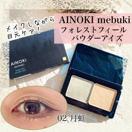 フォレスト フィール パウダー アイズ/AINOKI mebuki/アイシャドウパレットを使ったクチコミ(1枚目)