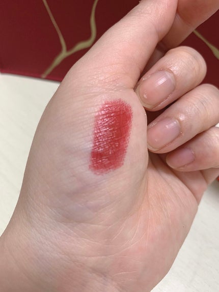 キヌ ルージュ サテン/shu uemura/口紅を使ったクチコミ(3枚目)