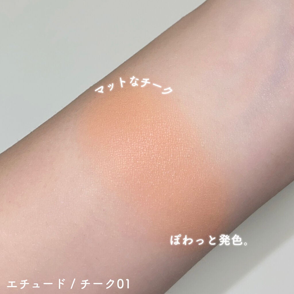 ムジークタイガーデューイーチーク /ETUDE/パウダーチークを使ったクチコミ(2枚目)