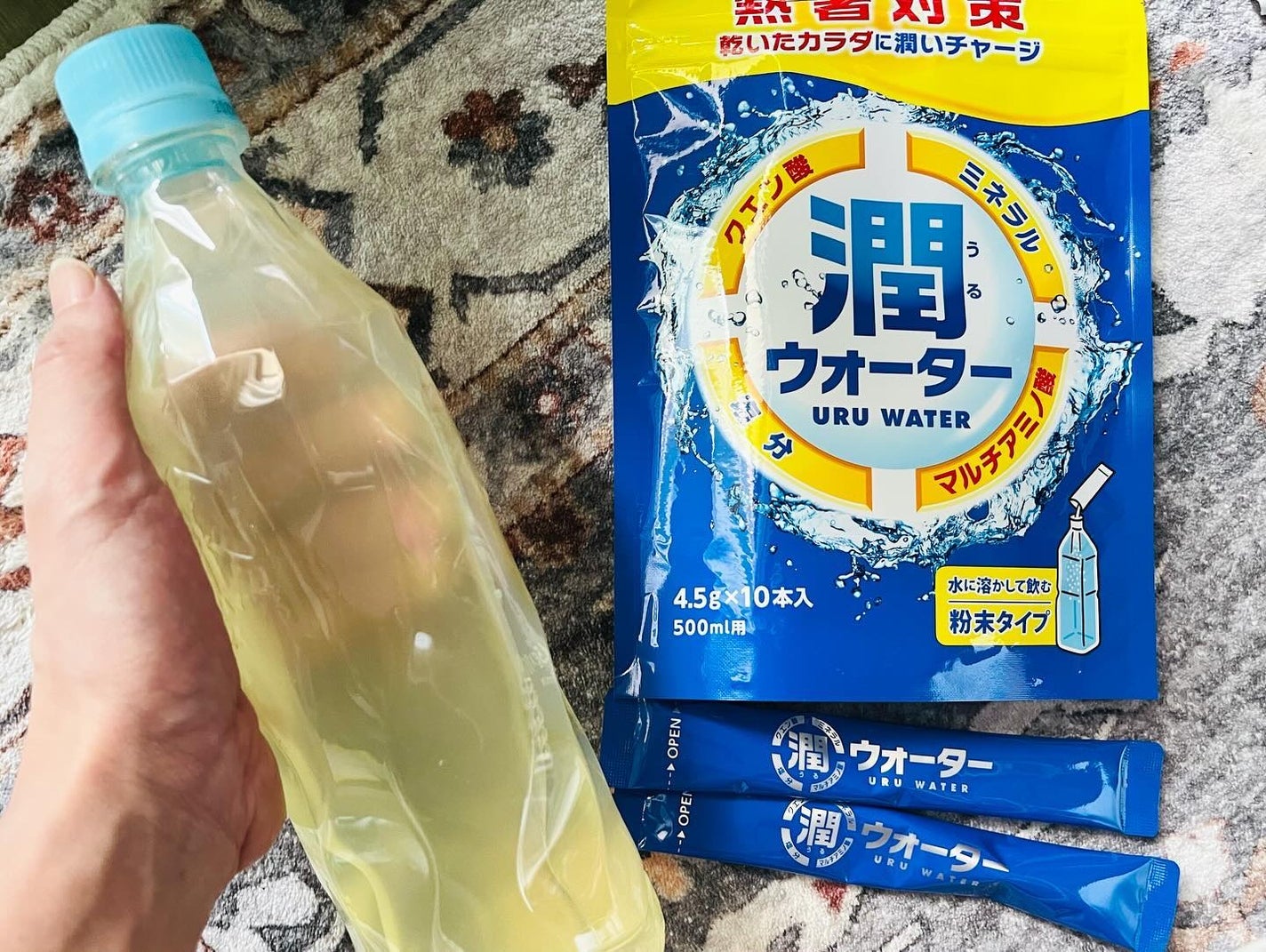 chiekotan on LIPS 「熱中症対策粉末飲料、@kensyo_hfの潤ウォーター✨熱中症..」(1枚目)