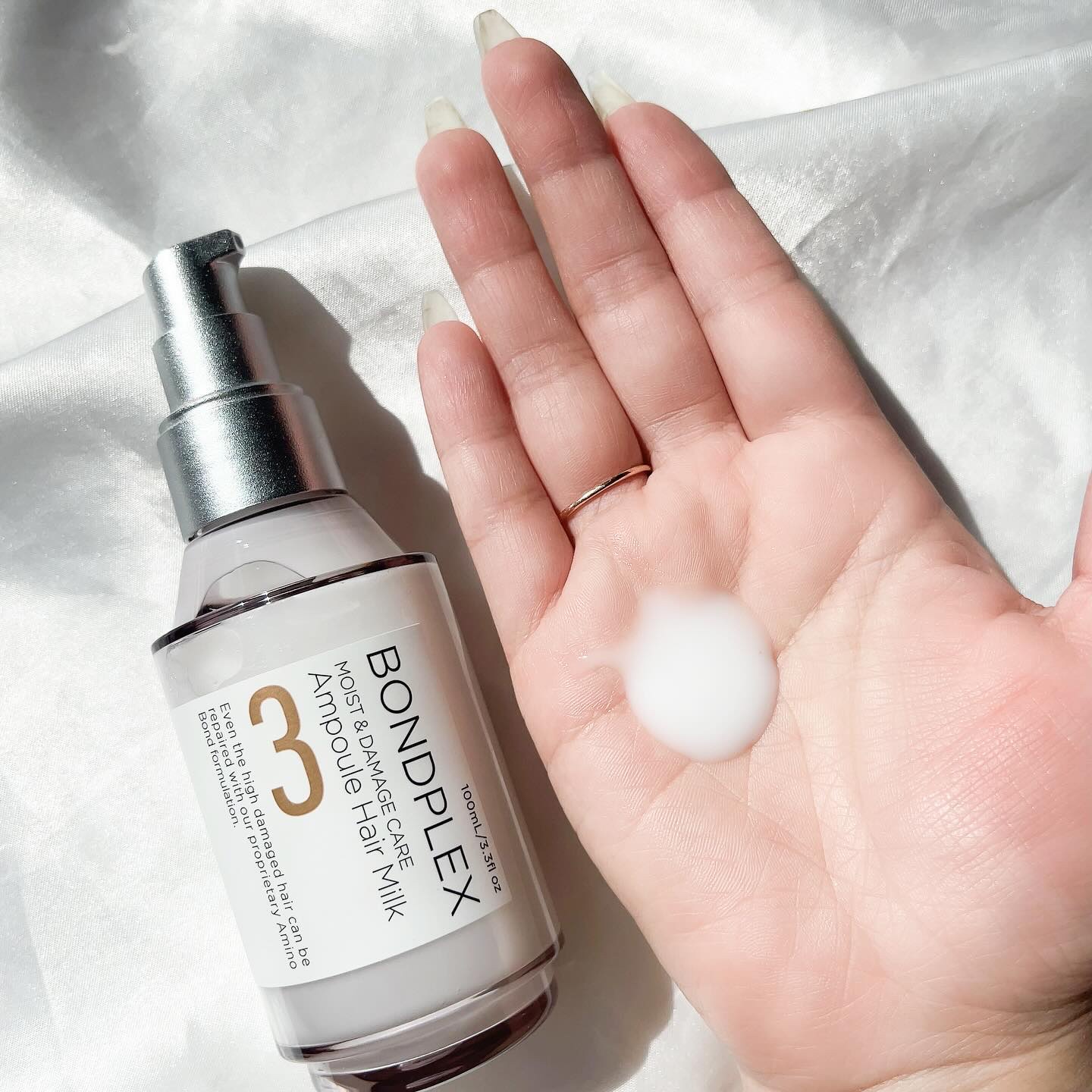 モイスト＆ダメージケア アンプルミルク/ボンドプレックス/ヘアミルクを使ったクチコミ（3枚目）