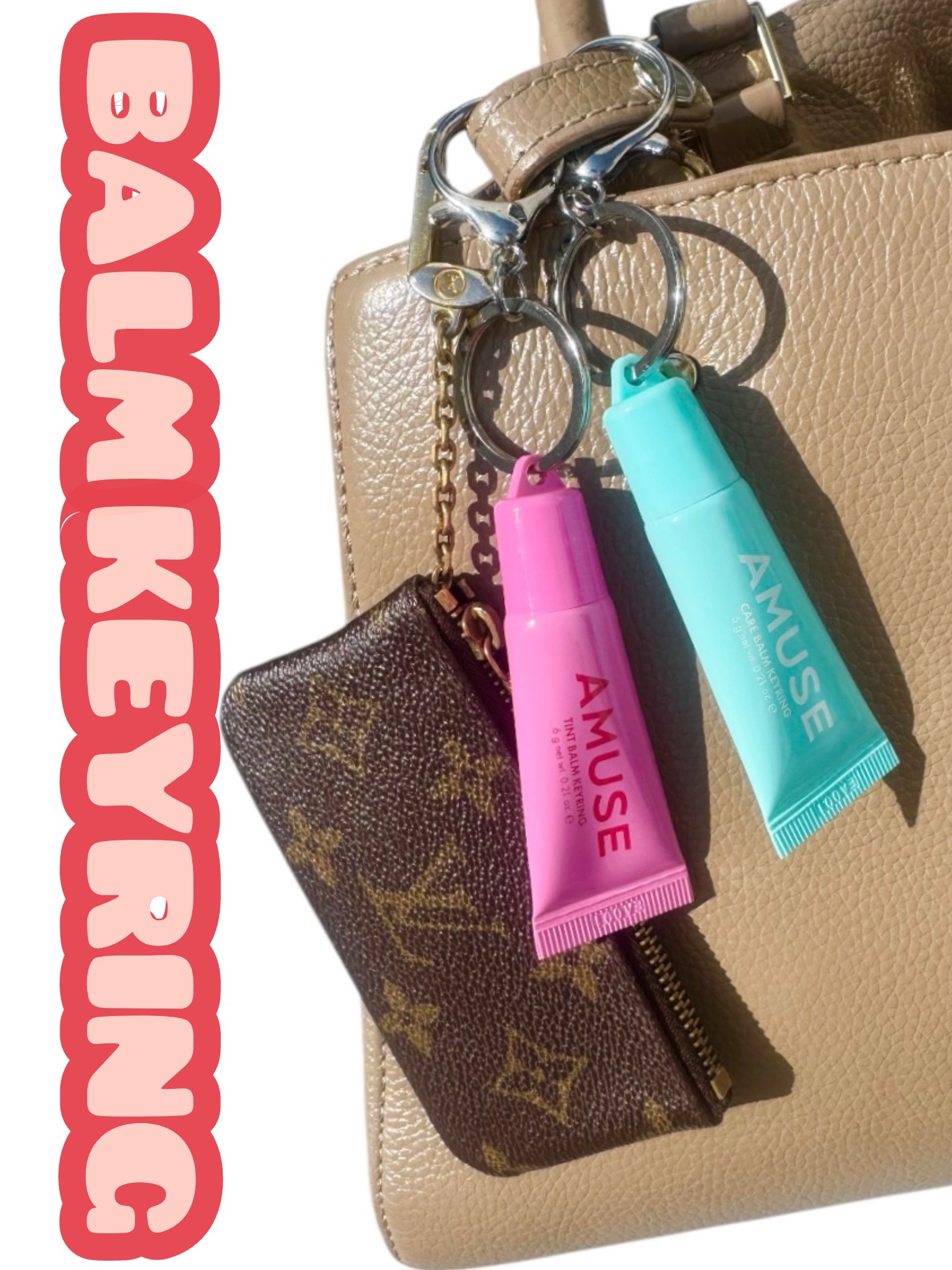 ケア/ティントバームキーリング/AMUSE/リップグロスを使ったクチコミ（1枚目）