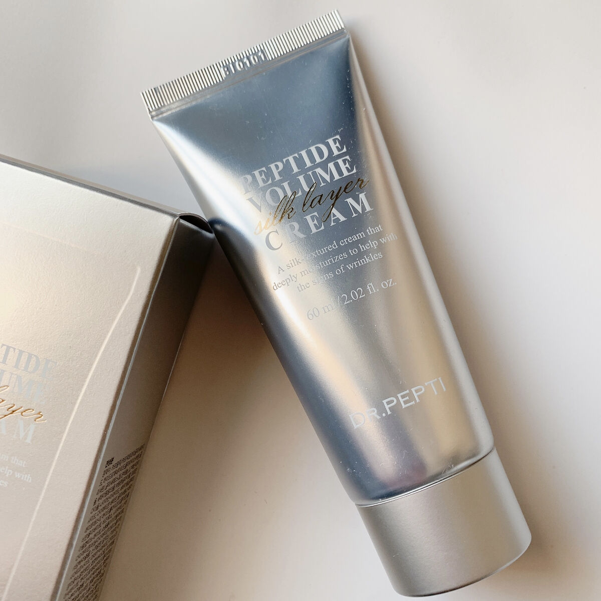 ペプチドボリュームシルクレイヤークリー厶/DR.PEPTI/フェイスクリームを使ったクチコミ（1枚目）