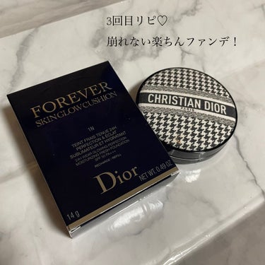 【旧】ディオールスキン フォーエヴァー クッション 1N ニュートラル<ニュー ルック エディション>（生産終了）/Dior/クッションファンデーションを使ったクチコミ（1枚目）