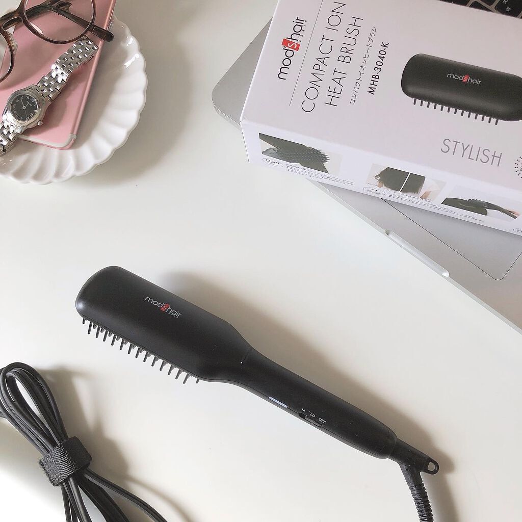 スタイリッシュ コンパクトイオンヒートブラシ MHB-3040-K/mod's hair/ヒートブラシを使ったクチコミ(5枚目)
