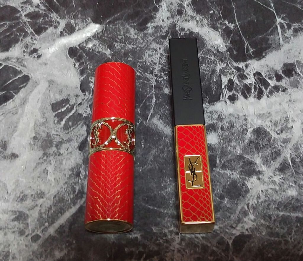 ルージュ ピュールクチュール ザ スリム/YVES SAINT LAURENT BEAUTE/口紅を使ったクチコミ（1枚目）