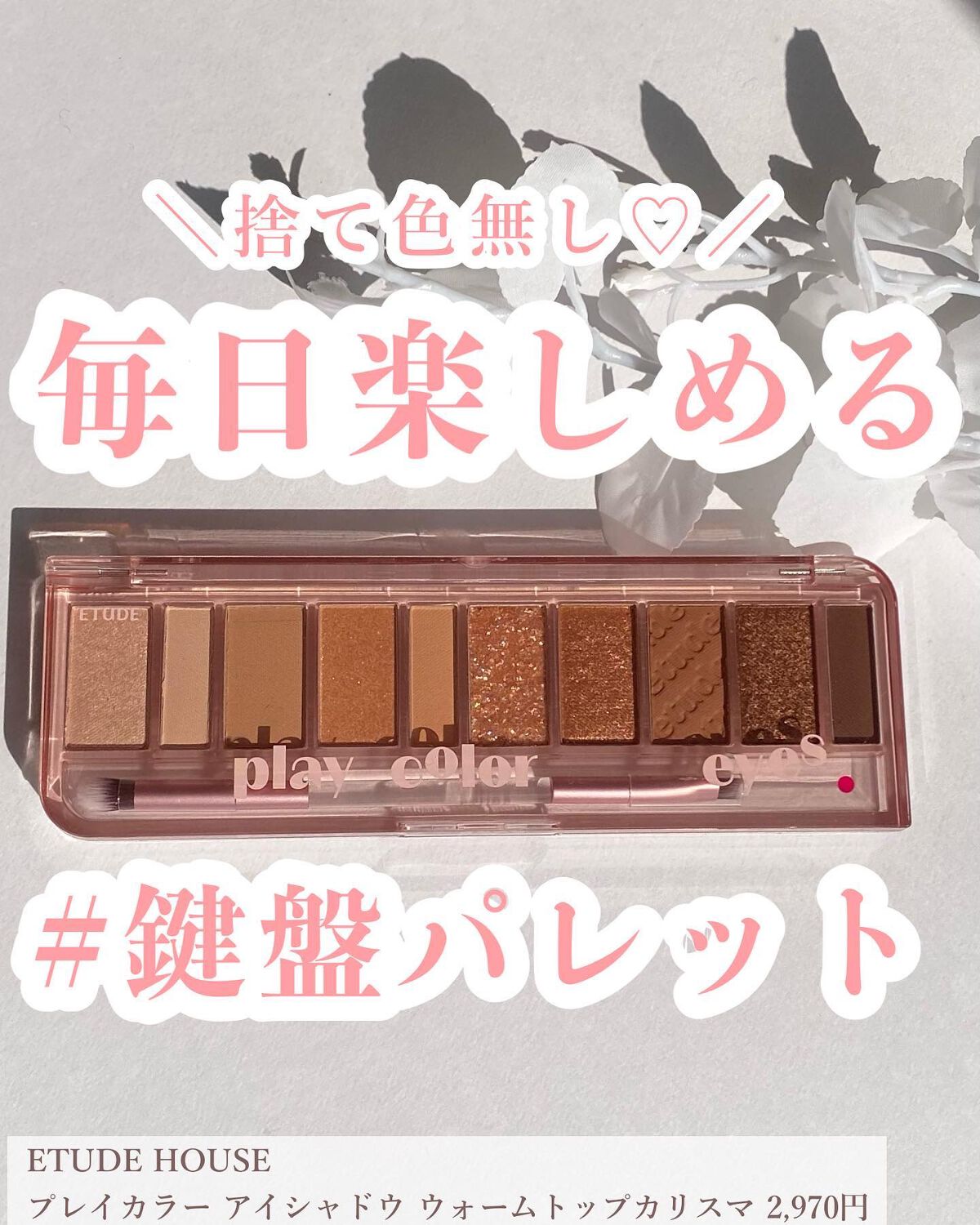 プレイカラー アイシャドウ/ETUDE/アイシャドウパレットを使ったクチコミ(1枚目)