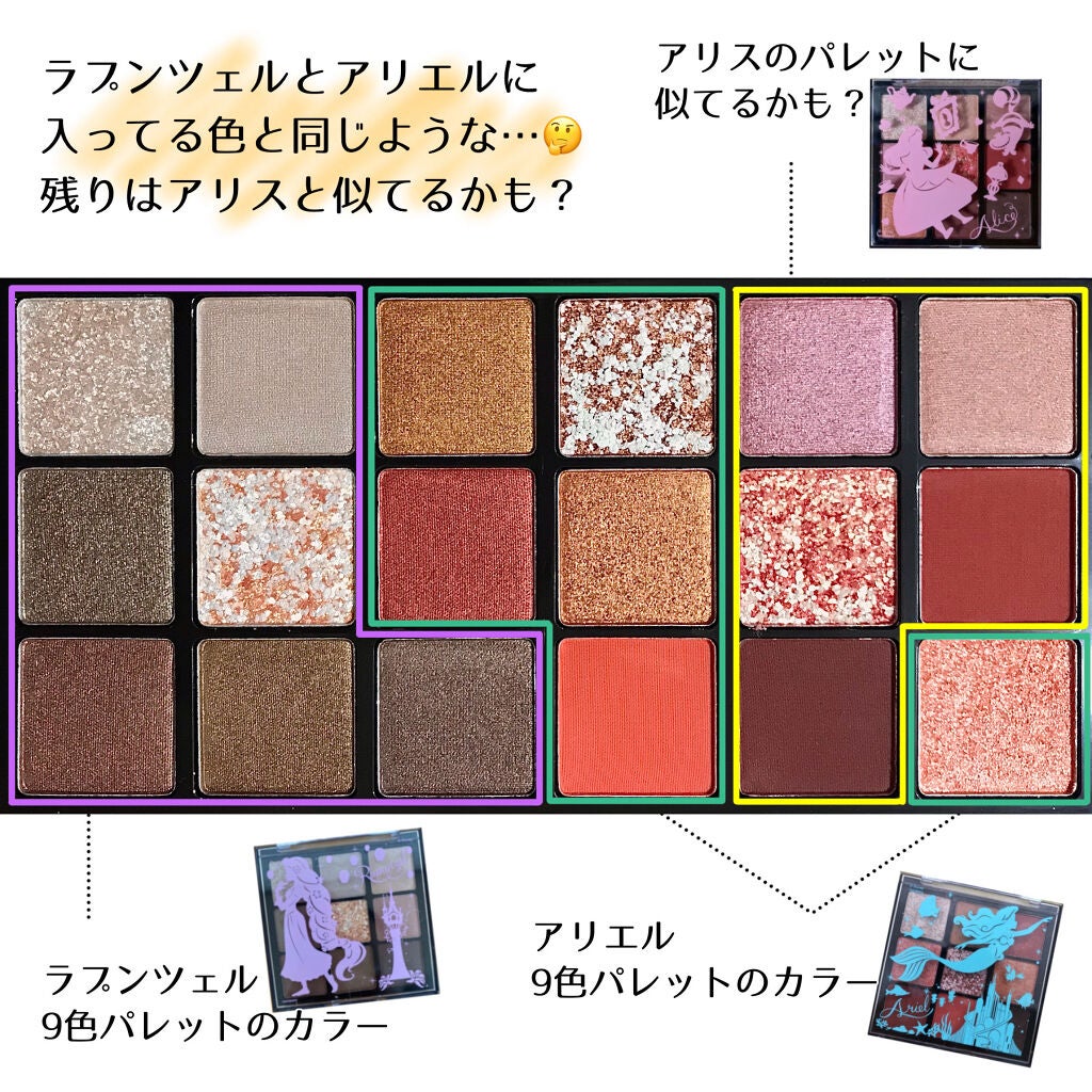 DQDNアイシャドウパレット PR/ドン・キホーテ/アイシャドウパレットを使ったクチコミ(7枚目)