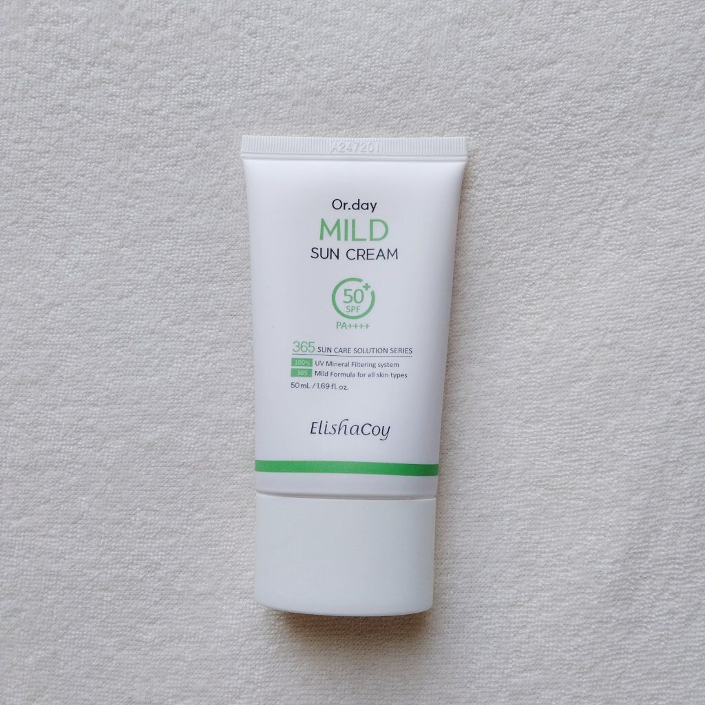 Or.day マイルドサンクリーム/Elishacoy/日焼け止めクリームを使ったクチコミ（1枚目）
