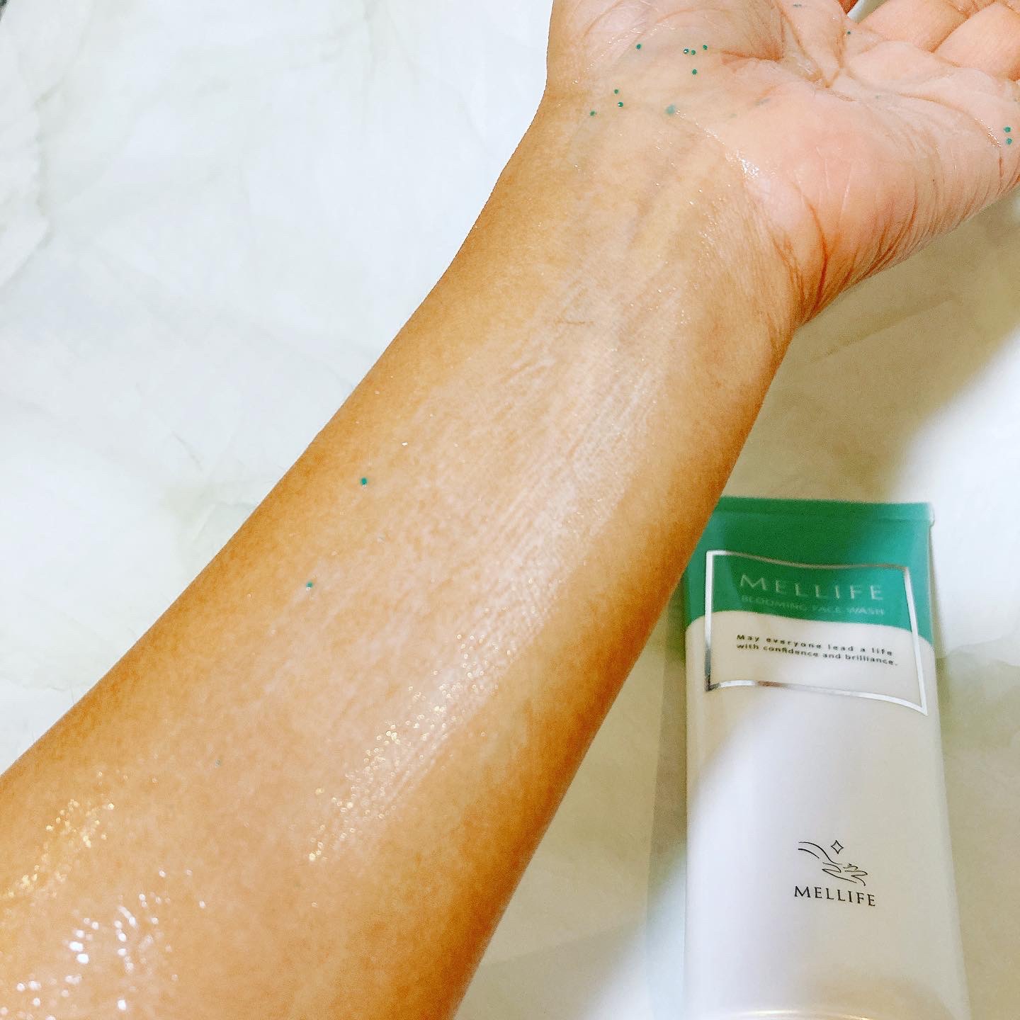 ブルーミングフェイスウォッシュ/MELLIFE/その他洗顔料を使ったクチコミ（3枚目）