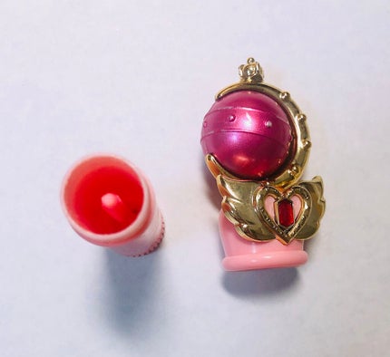 キューティムーンロッドリップクリーム フローラルピンク/ミラクルロマンス/リップケアを使ったクチコミ(3枚目)