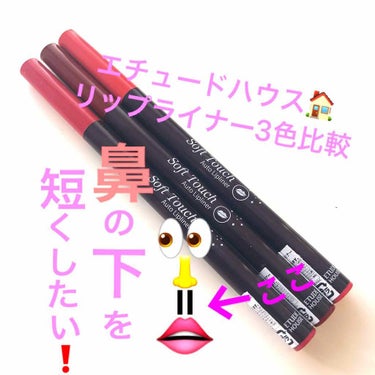 エチュードハウスのペンシルリップライナー👄
他にも2色あったはず、
とってもなめらかで描きやすい！

商品追加分からなかったです(´･_･`)
値段は１つ350円くらいかな？



そして、
悩みは陣中