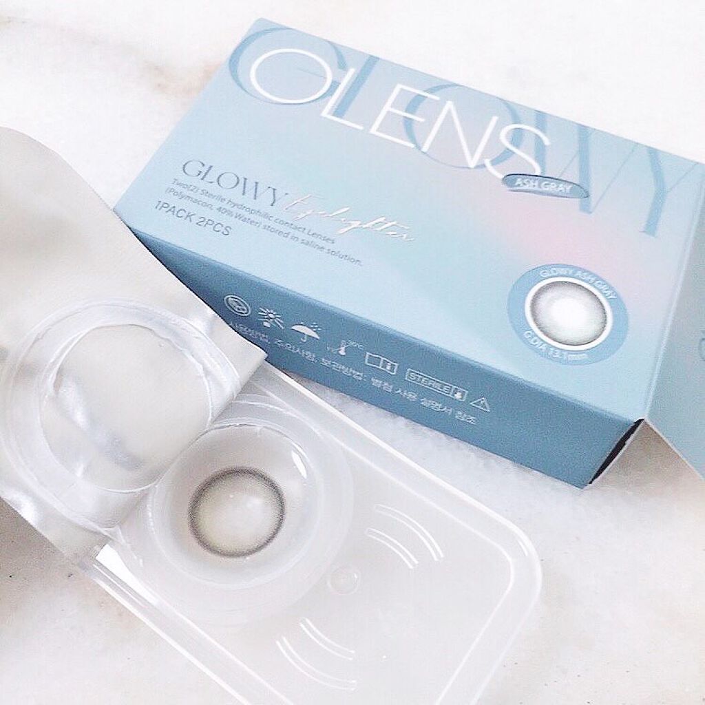 Eyelighter Glowy 1Month/OLENS/カラーコンタクトレンズを使ったクチコミ(2枚目)