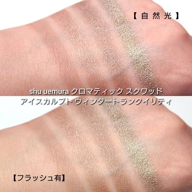 クロマティックス クワッド/shu uemura/パウダーアイシャドウを使ったクチコミ（6枚目）