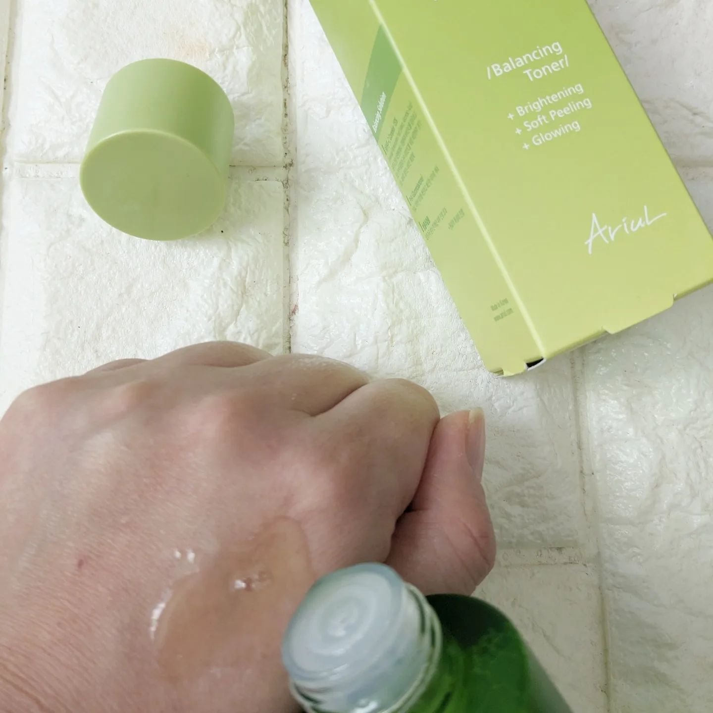 アリウル グリーンビタミンC バランシングトナー/Ariul/化粧水を使ったクチコミ（3枚目）