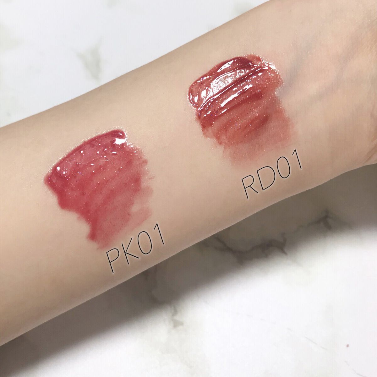 アピュー ジューシーパン スパークリングティント/A’pieu/口紅を使ったクチコミ（2枚目）