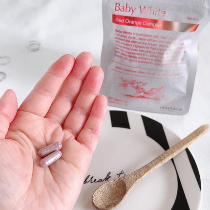Baby White 60粒/renaTerra/美容サプリメントを使ったクチコミ(5枚目)
