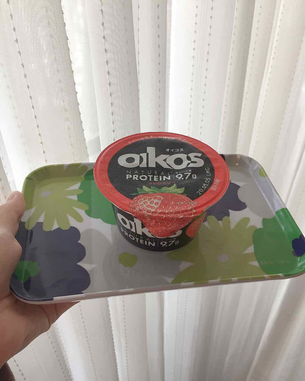 ダノンオイコス　脂肪0（ゼロ）	/オイコス/ヨーグルトを使ったクチコミ（1枚目）