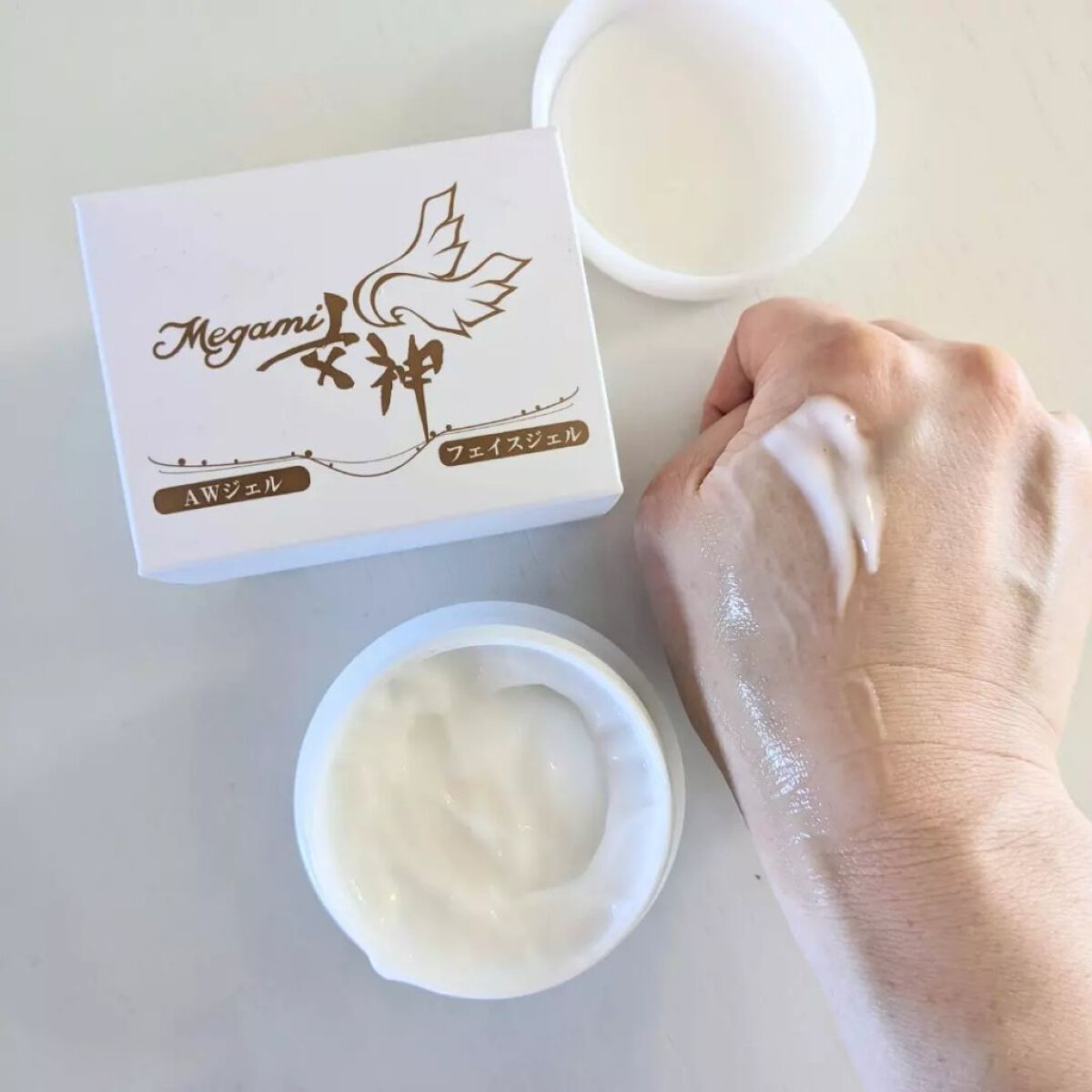 AWフェイスジェル/megami_女神/オールインワン化粧品を使ったクチコミ(3枚目)