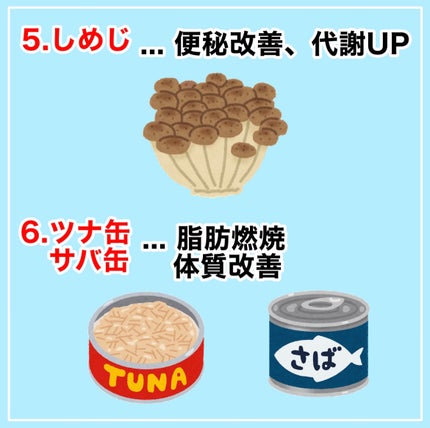 ミリミリ|美容アカウント on LIPS 「『たべても痩せるリスト』1.キムチ...「代謝UP、痩せ体質」..」(4枚目)