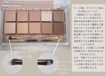 プロ アイ パレット/CLIO/アイシャドウパレットを使ったクチコミ(2枚目)