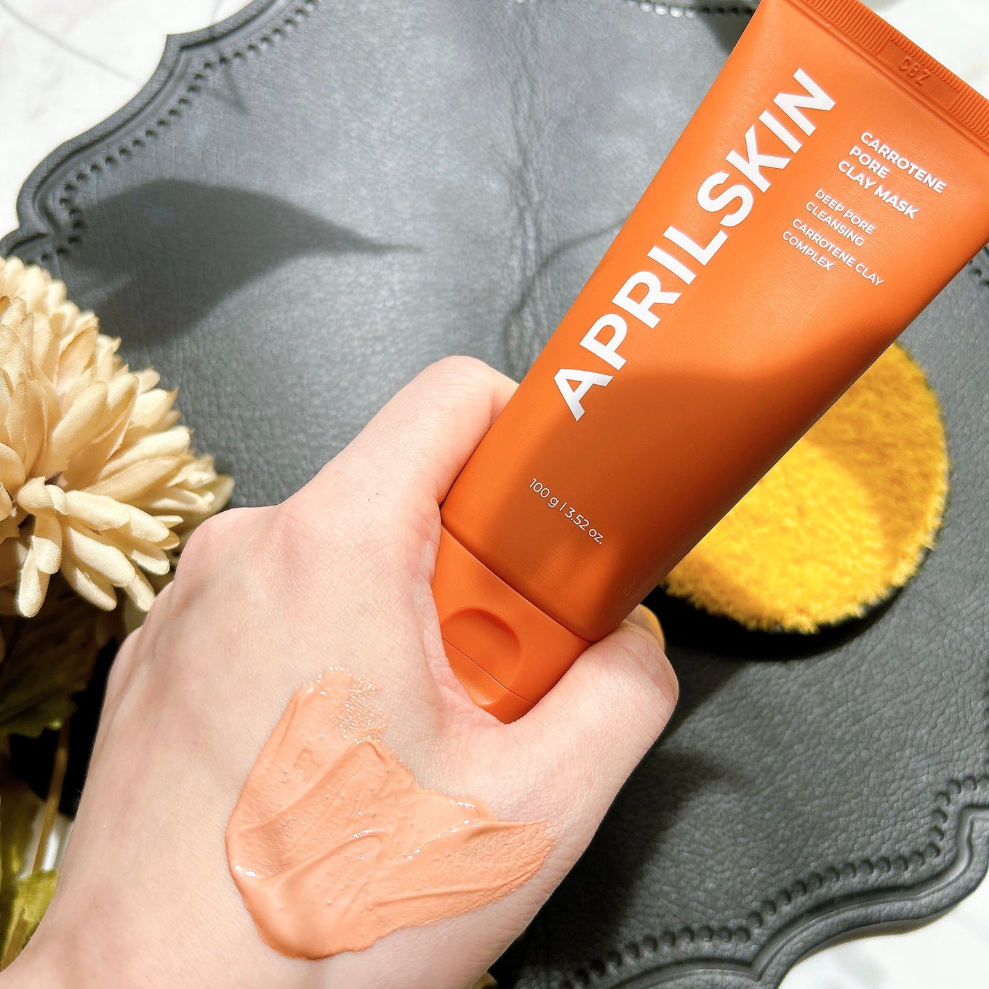 カロテン毛穴レスクレイパック/APRILSKIN/洗い流すパック・マスクを使ったクチコミ(3枚目)