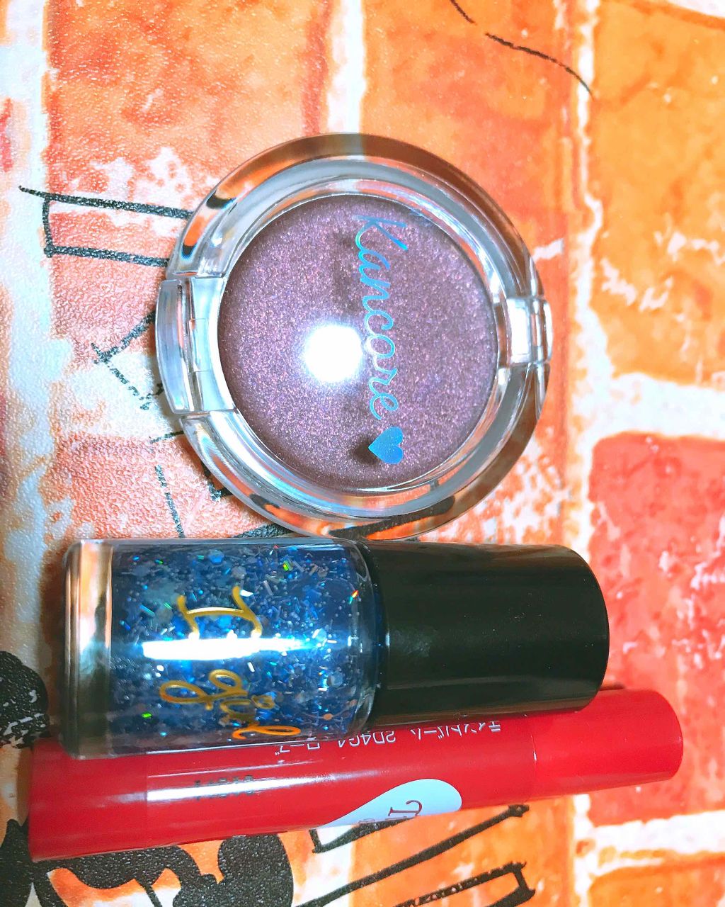 カンコレ クリームアイシャドウ/DAISO/ジェル・クリームアイシャドウを使ったクチコミ（1枚目）