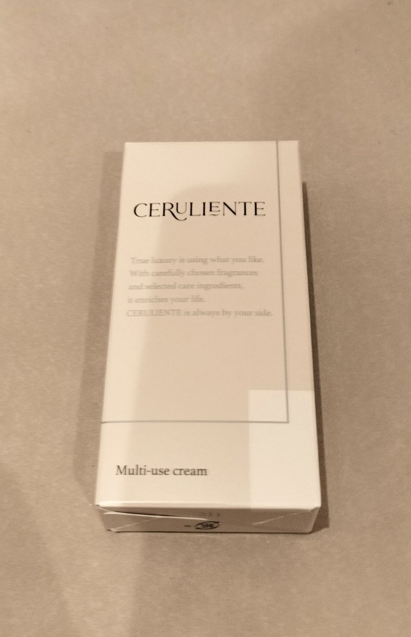 マルチユースクリーム/CERULIENTE/フェイスクリームを使ったクチコミ(1枚目)