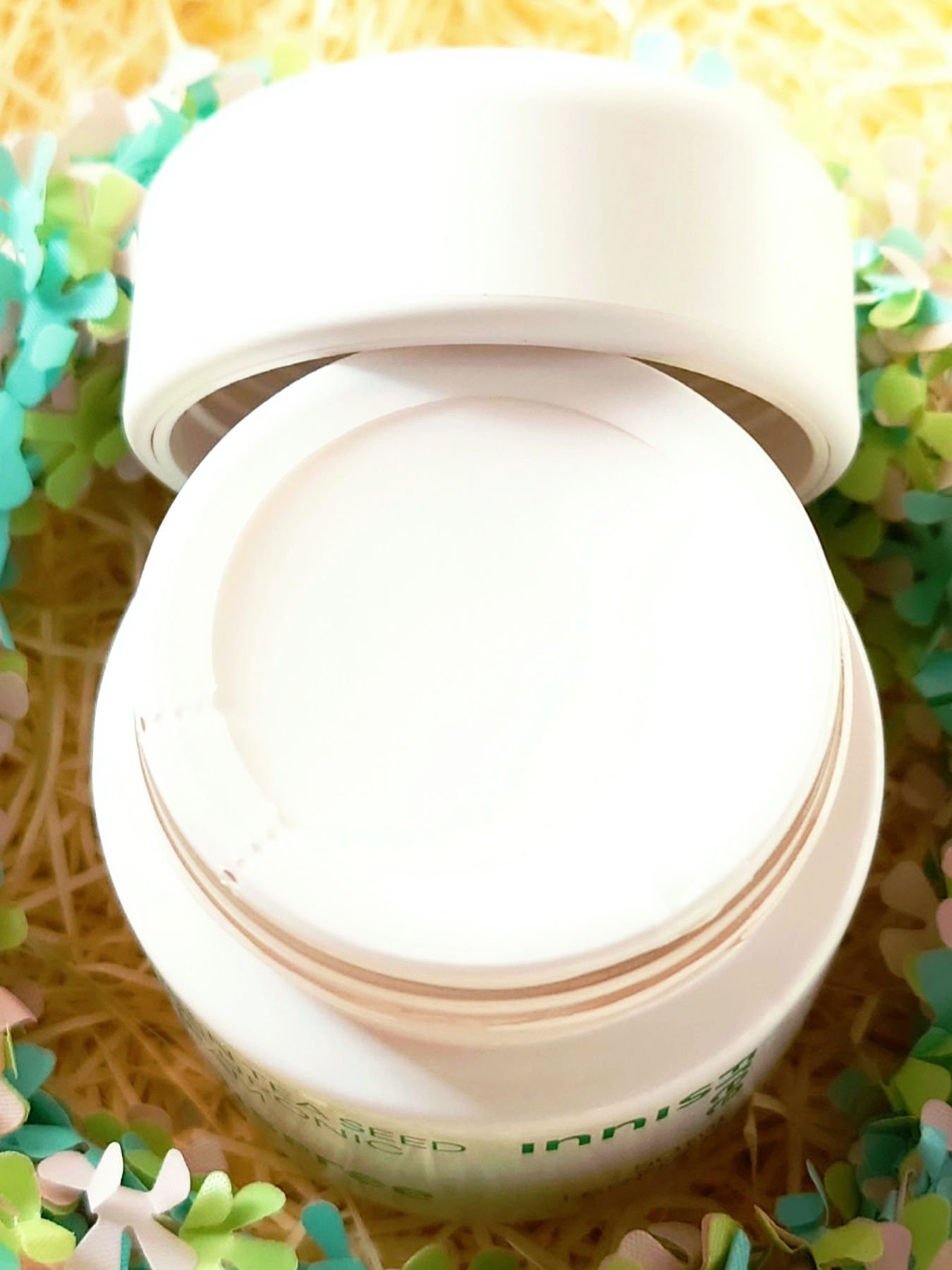 グリーンティーシード　ヒアルロン　クリーム/innisfree/フェイスクリームを使ったクチコミ（2枚目）