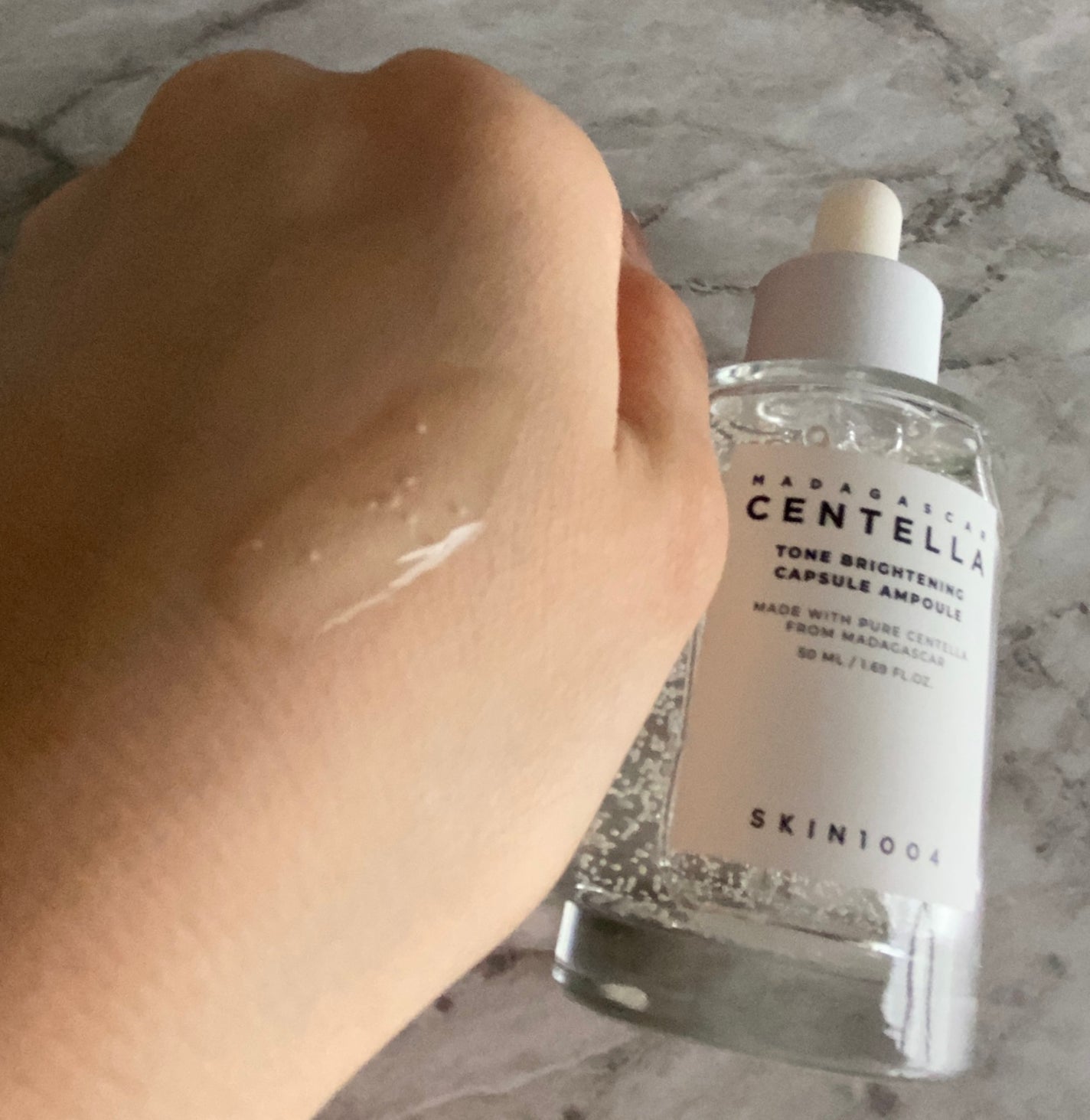 トーンブライトニング カプセルアンプル/SKIN1004/美容液を使ったクチコミ(2枚目)