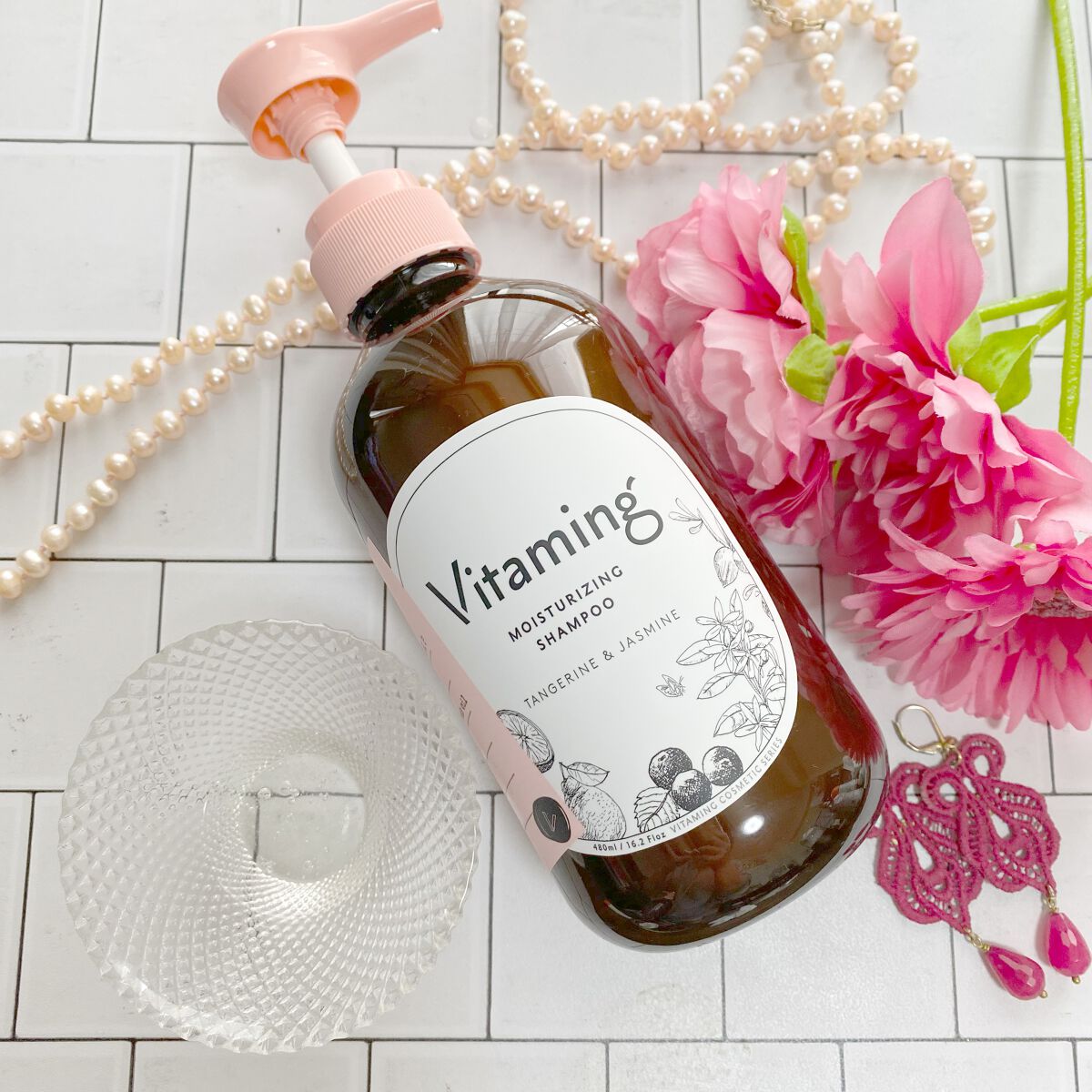 モイストシャンプー/トリートメント(タンジェリン＆ジャスミンの香り)/Vitaming/市販シャンプーを使ったクチコミ（3枚目）