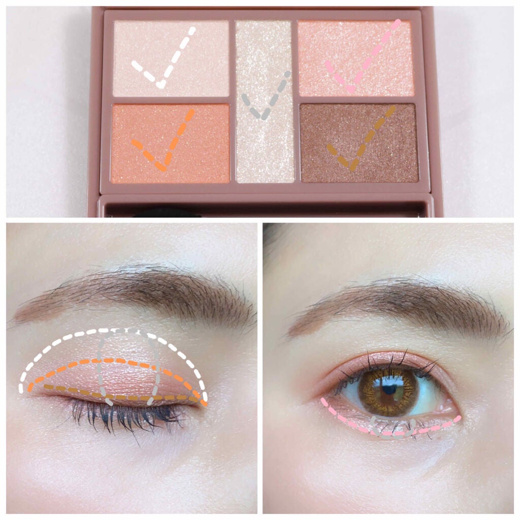 パーフェクトスタイリストアイズ/キャンメイク/アイシャドウパレットを使ったクチコミ(3枚目)