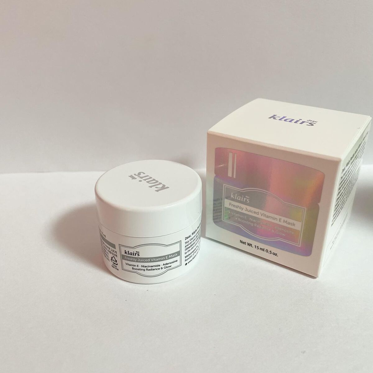 フレッシュリージュースドビタミンEマスク(90g)/Klairs/フェイスクリームを使ったクチコミ(2枚目)