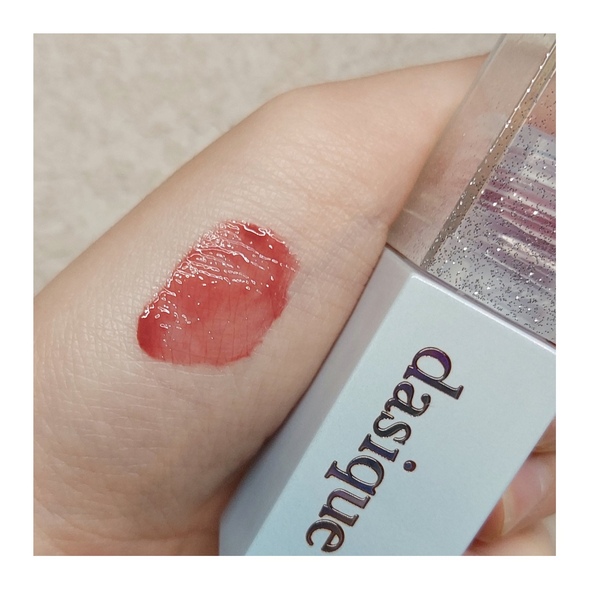 ジューシーデュイティント/dasique/リップティントを使ったクチコミ（2枚目）