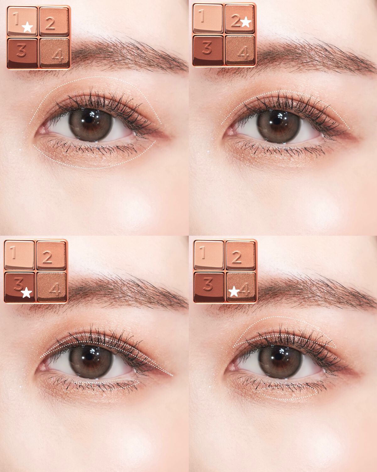 アイシャドウ まとめ 2023年冬新作アイシャドウパレット】アニマルアイシャドウ(4シェード