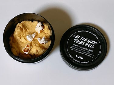 もっと早く出逢いたかった洗顔料😭

LUSH 洗顔料　毎日が晩餐

まず見た目が可愛いすぎる！黄色の洗顔料に
ポップコーン🍿キャラメルのような甘い香りもクセになります。
見た目だけじゃなく使用感も抜群！