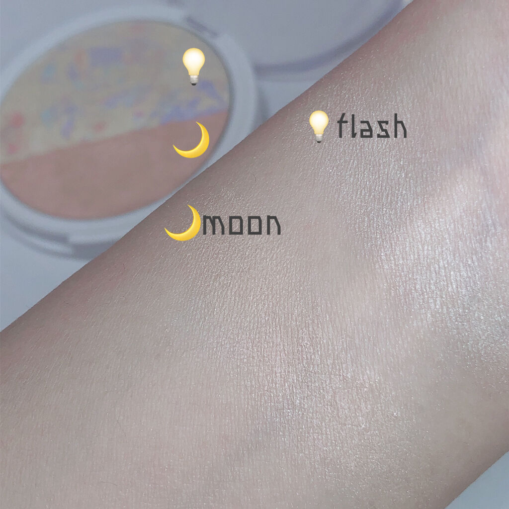 チアフラッシュデュオハイライター/B. by BANILA/パウダーハイライトを使ったクチコミ（2枚目）