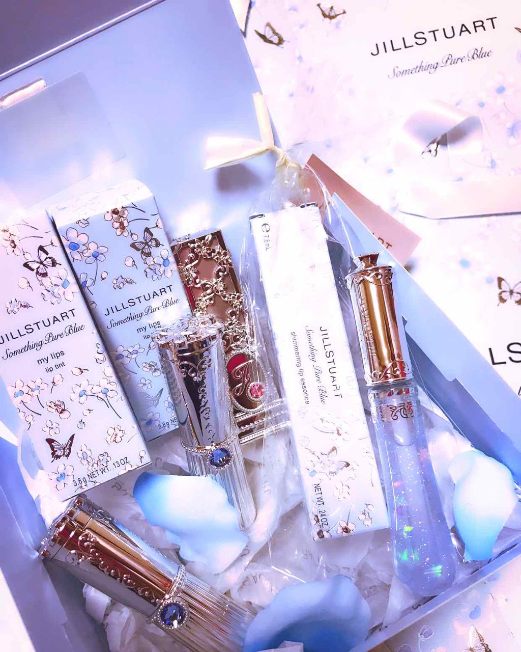 サムシングピュアブルー セント マイリップス/JILL STUART/口紅を使ったクチコミ(1枚目)