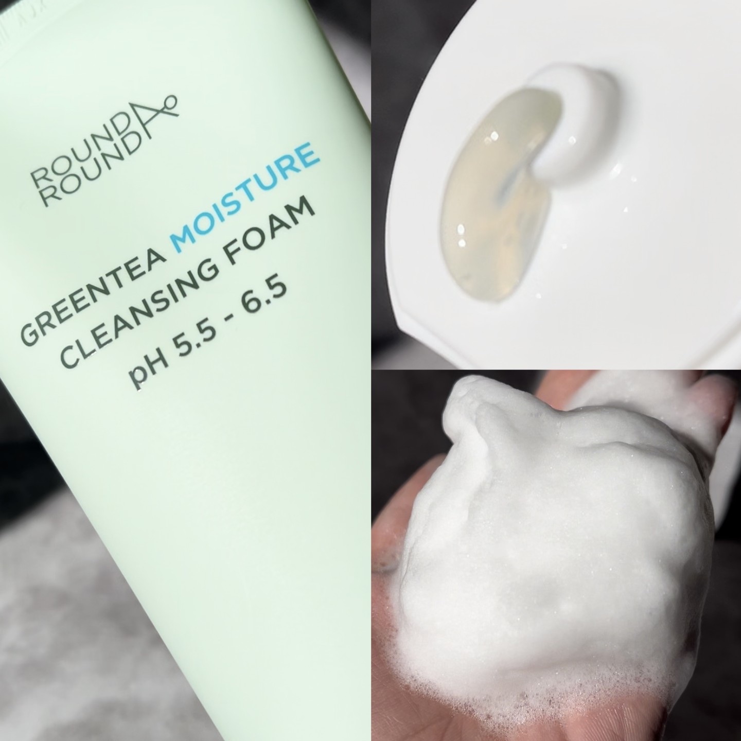 グリーンティー モイスチャークレンジングフォーム/ラウンドアラウンド/洗顔フォームを使ったクチコミ（3枚目）