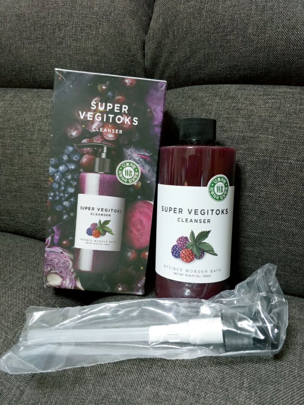 スーパーベジトックスクレンザー/WONDER BATH/クレンジングジェルを使ったクチコミ（1枚目）