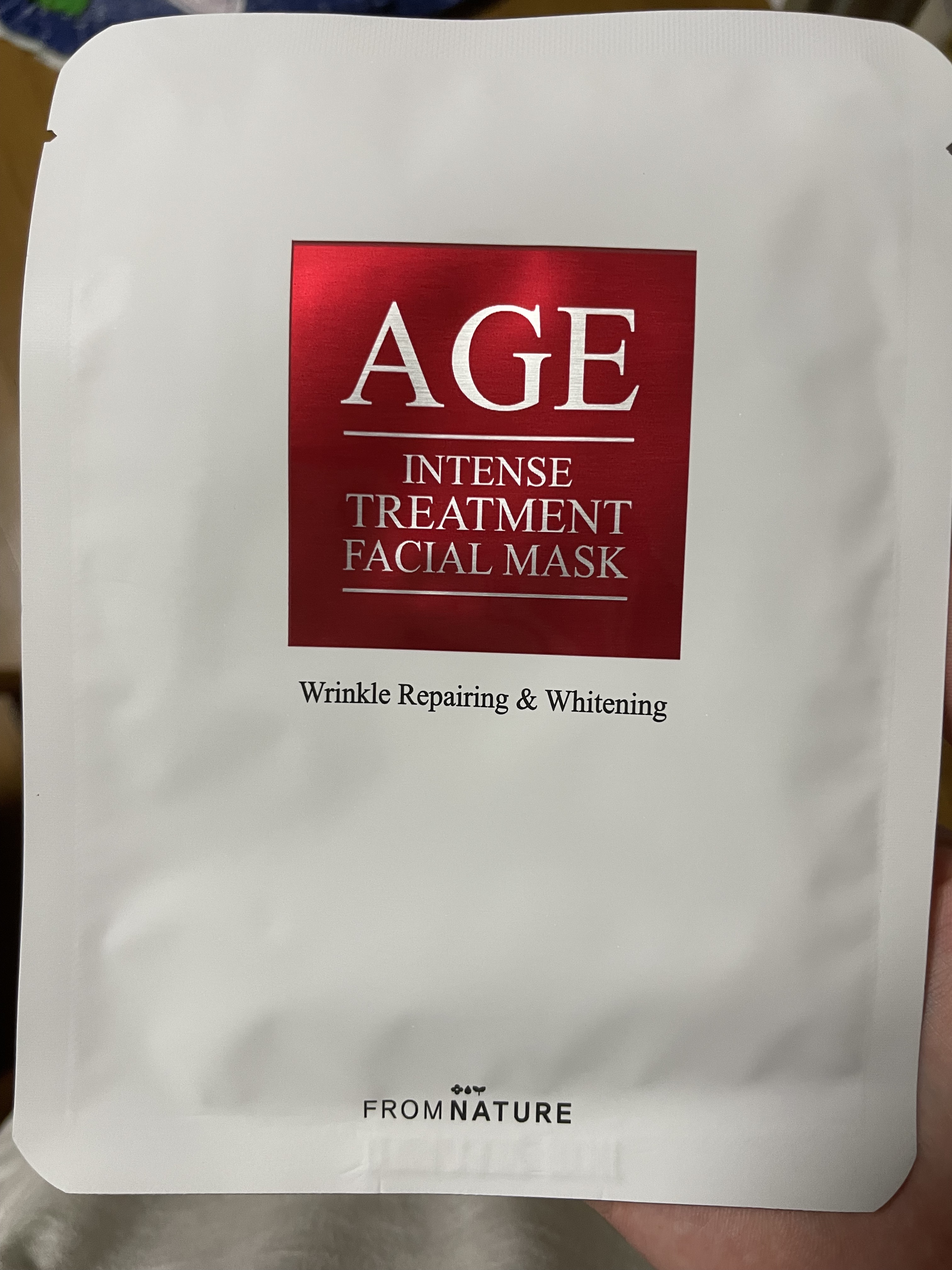 エイジ インテンストリートメント フェイシャルマスク/FROM NATURE/シートマスク・パックを使ったクチコミ（1枚目）