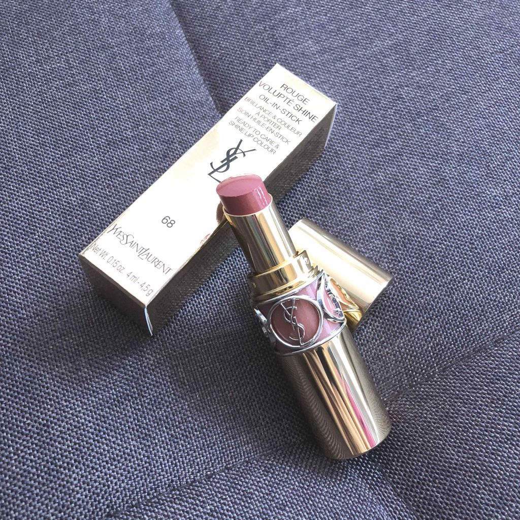 ルージュ ヴォリュプテ シャイン/YVES SAINT LAURENT BEAUTE/口紅を使ったクチコミ(1枚目)