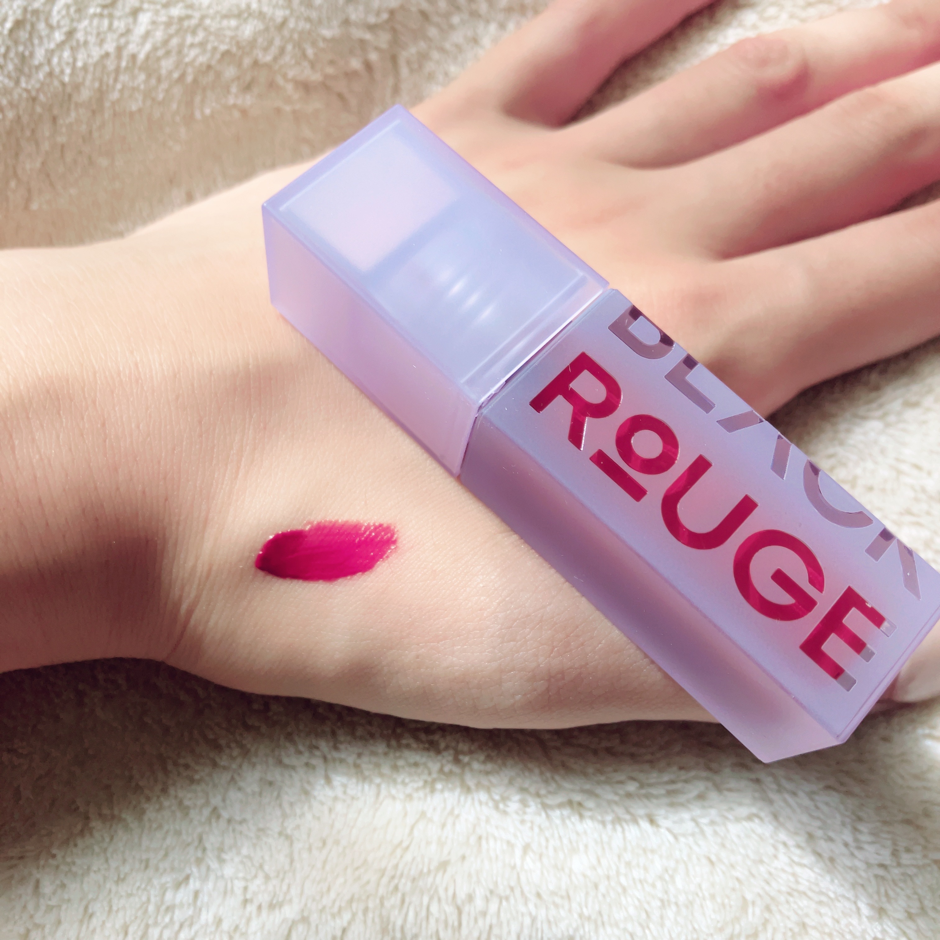 ダブルレイヤー オーバーベルベット DL12/BLACK ROUGE/口紅を使ったクチコミ（2枚目）