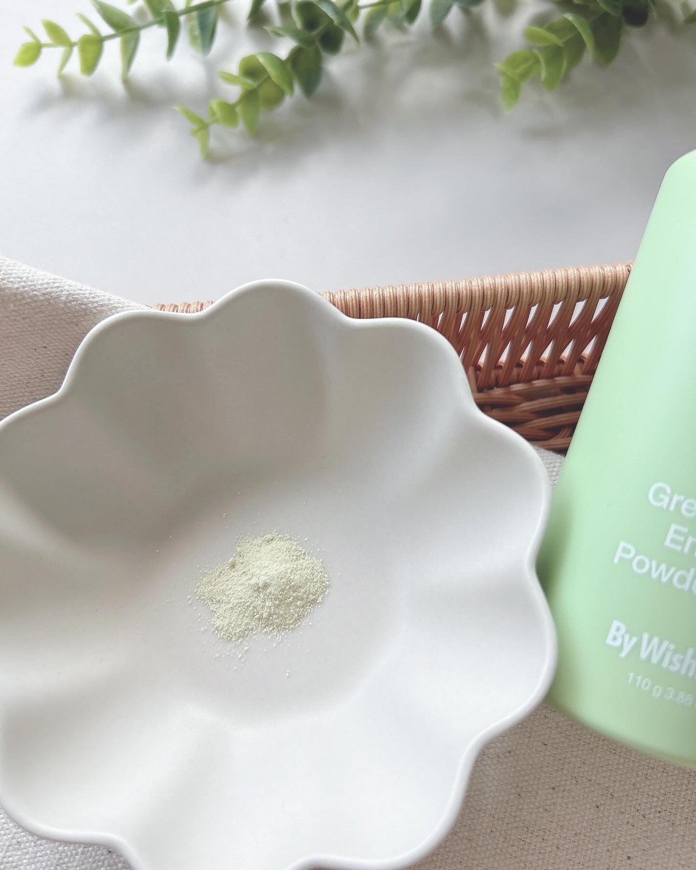 グリーンティー&エンザイムパウダーウォッシュ/By Wishtrend/洗顔パウダーを使ったクチコミ(3枚目)